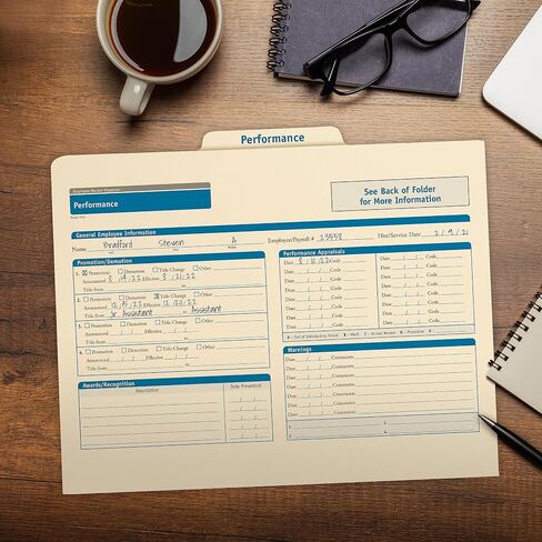 Hiring/Employment Folder | 11.75" x 9.5" | HR and Employee Management | 25-Pack in Kuwait