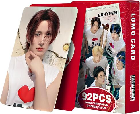 92Pcs ENHYPEN ROMANCE: UNTOLD Album Photocard Set 60Pcs Enhypen Photocards and 32Pcs Untold Album Stickers Pack Enhypen Merch in Saudi Arabia