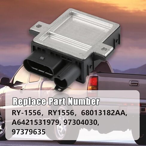 وحدة تحكم وحدة قابس توهج الديزل 68013182AA متوافقة مع شيفروليه سيلفرادو 2500 HD 2001-2004، سيلفرادو 3500 2004-2005، جي إم سي سييرا 2500 HD 2001-2004، سييرا 3500&RY-1556 2004-2005 in Kuwait