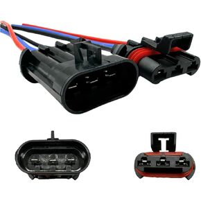 Stator Connector Pigtail Harness Compatible With Polaris ATV UTV RZR Ranger Replace 4014406 4014839 4014029 2Pcs