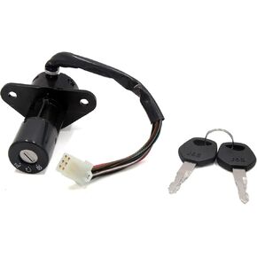 uxcell Motorcycle Security 6 Wires Ignition Switch Lock with 2 Keys Set for Suzuki GS125