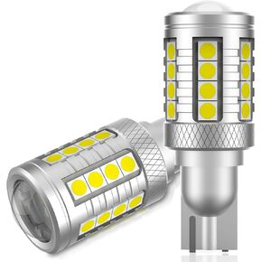 921 W16W LED Reverse Backup Light Bulbs for 2014-2020 2021 2022 2023 2024 Chevy Silverado 1500, 6000K Cool White Super Bright 912 OEM Replacement Plug and Play