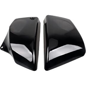 Gloss/Vivid Black Motorcycle Side Panels Side Battery Fairing Covers Compatible with 1999-2008 Honda VT 1100 VT1100 Shadow/Spirit/Sabre