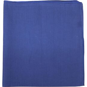 50 Pack Solid 100% Cotton 22 x 22 Bandanas
