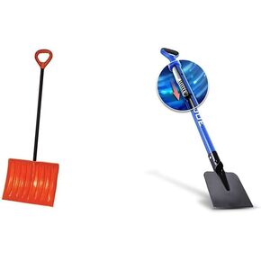 Emsco Group 1199 Bigfoot Poly Snow Shovel with 17-7/8-Inch x 13-Inch Blade, Orange & Simply by MervFilters 20x20x1 MERV 8 Air Filter, 6 Pack