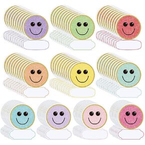 100 قطعة من ملصقات اسم الهبي الرجعية الرائعة من Qilery، ملصقات بوهو، ملصقات لوحة الاسم، مكتب ديزي عتيق، أنشطة التعلم التعليمية لديكور الفصل الدراسي، لوحة الإعلانات، المكتب، الأطفال (لطيف) in Kuwait