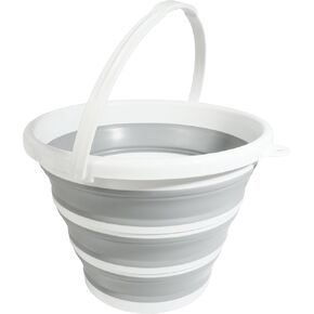 Car Washing Bucket,10L 2.6 Gallon Collapsible Bucket,Car Clean Bucket,Multipurpose Foldable Round Plastic Tub with Handle,Car Accessories Small Bucket for Car Storage,Car Wash,Outdoor,Camping
