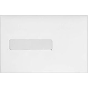 LUXPaper 6 x 9 Booklet Window Envelopes | Bright White | 24lb. Text | 500 Qty