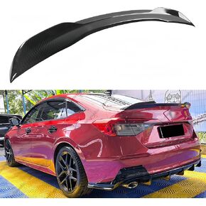 Rear Spoiler Compatible with 2022-2024 Honda Civic, Pro Duckbill Spoiler Fits for 22-24 Sedan, Exterior High Kick Trunk Tail Deck Lid Wing Lip (Glossy Black)