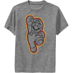 Nintendo Kids Mario Bubble Outline Youth Pullover Hoodie
