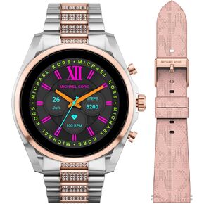 Michael Kors Men's or Women's Gen 6 44mm Touchscreen Smart Watch with Alexa Built-In, Fitness Tracker, Sleep Tracker, GPS, Music Control, Smartphone Notifications (Model: MKT5133V)