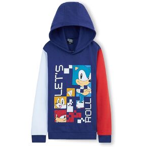Sonic The Hedgehog Boys' Hoodies - Hooded Sweatshirt for Kids Lounge Wear Street Style 4-12 Years Gamer Gifts for Boys