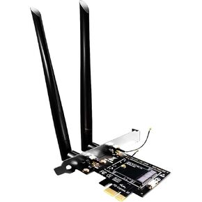 GLOTRENDS Mini PCIe to M.2 Wireless Adapter with SMA Antenna for NGFF M.2 Key E/A+E Wireless Network Card (Not Include Wireless Network Card)