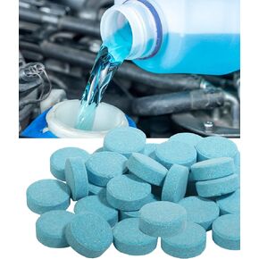 50PCS Windshield Washer Fluid,Windshield Washer Tablets,Car Accessories Windshield Washer Fluid Concentrate,Car Windshield Washer Fluid,Automotive Glass Cleaner,Use for Remove Windshield Stains