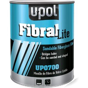 U-Pol Products 0700 FIBRAL Glass Fiber Filler - 3 Liter