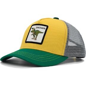 Boys' Trucker Hat Adjustable Mesh Snapback Toddler Baseball Cap for Kids Ages 2-9