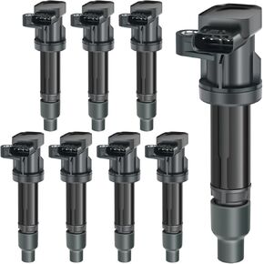MAS Set of 8 Ignition Coil Pack Compatible with 2004-2006 Buick Lucerne Cadillac DeVille DTS Seville SRX STS XLR 4.4L 4.6L V8 Replacement for UF564 C1556 12594176 C1556