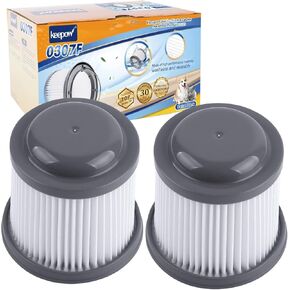 KEEPOW PVF110 Replacement Vacuum Filter for Black and Decker Handheld Pivot Vacuum BDH2000PL BDH2020FLFH PHV1410 PHV1810 PHV1210 BDH2020FL, Washable Hand Vac Filters, 2 Pack