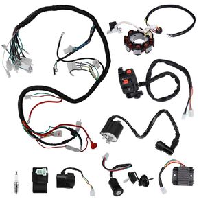 Electrics Wiring Harness Replacement for ATV Quad 150/200/ 250/ 300CC Kawasaki Stator