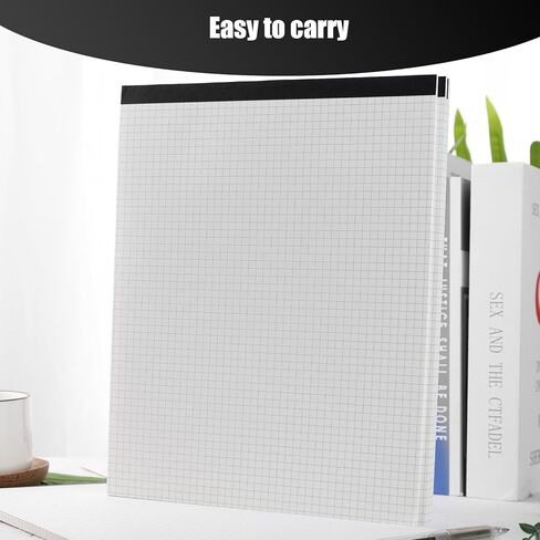 قطعتان من وسادات ورق الرسم البياني، دفاتر ملاحظات رباعية مقاس 5 × 5 مقاس 8.5 × 11 بوصة، لوحة قانونية لورق الرسم البياني الأبيض للمدرسة المكتبية in Kuwait