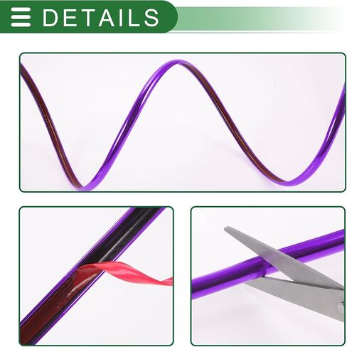 Motoforti Universal Car Door Edge Guards C-Type Door Body Bumper Protector، 26.25ft 8m، مضاد للخدش الاصطدام، PVC، كروم أرجواني in Kuwait