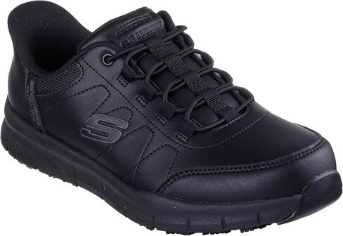 Skechers Men's Hands Free Slip Ins Nampa-Knotly Bungee Athletic Sr Food Service Shoe in Saudi Arabia