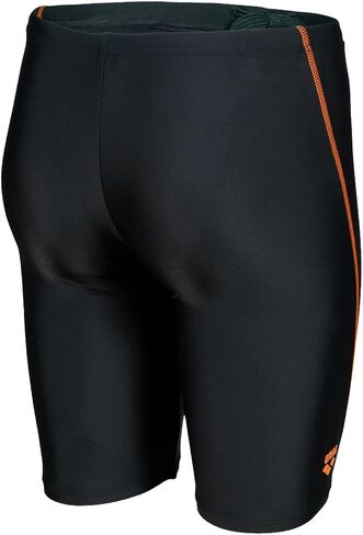 ARENA Feel Boys' Logo R Swim Jammer Knee-Length Swim Trunks Waterfeel Fabric Comfortable Stretchy Suit Pool or Beach in Saudi Arabia