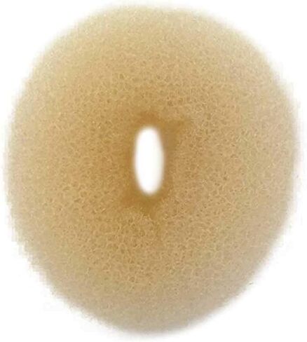 صانع كعكة الشعر كيتش - كعكة شعر صغيرة لجميع أنواع الشعر | صانع كعكة دونات الشعر للأطفال | صانعة الكعكة السحرية للشعر | كعكة الجورب لتصفيف الشعر | كعكة الباليه للأطفال، قطعة واحدة (بني) in Kuwait