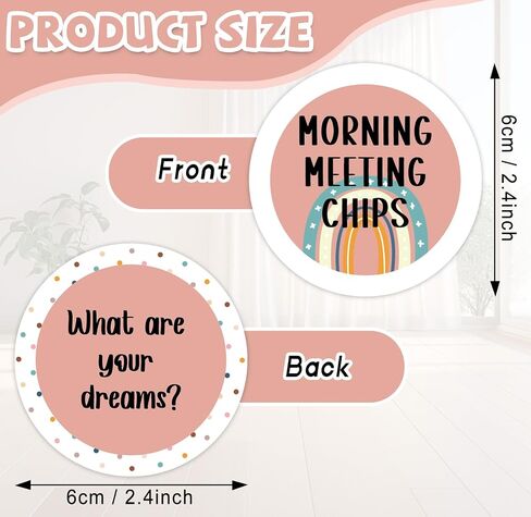 100Pcs Morning Meeting Chips Classroom Questions Ideas Cards for Students Conversation Starter Cards Morning Meeting Classroom Set for Teacher Must Haves Supplies Icebreaker Activity in Saudi Arabia