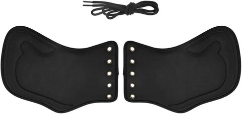 Universal Motorcycle Heat Saddle Shield Deflectors PU Leather, Motorcycle Side Saddle Leather Heat Shield Deflector, Universal Leather Saddle Heat Shield Deflector Compatible with Harley in Saudi Arabia