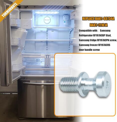 DA61-03734A DA61-11161A مثبت المقبض لثلاجة سامسونج، مسمار تثبيت مقبض الباب (عبوتان) in Kuwait