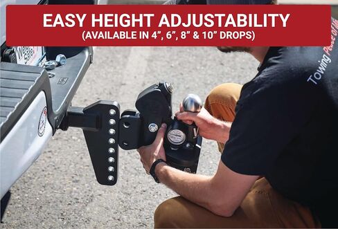 الوزن الآمن الحقيقي للسحب، الوزن المتوسط، مانع للتأرجح، وصلة توزيع الوزن، ساق 6 بوصة، قطرة 2 بوصة، تصنيف سحب 8,500 رطل in Kuwait