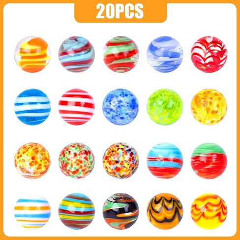 FUTUREPLUSX Marbles Bulk, 75 PCS Glass Marbles Blue Marbles Set Ocean Theme for Kids Marble Run Games Fillers Aquarium Pebbles in Kuwait