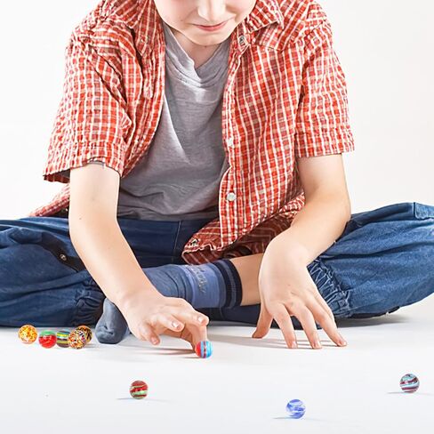 FUTUREPLUSX Marbles Bulk, 75 PCS Glass Marbles Blue Marbles Set Ocean Theme for Kids Marble Run Games Fillers Aquarium Pebbles in Kuwait