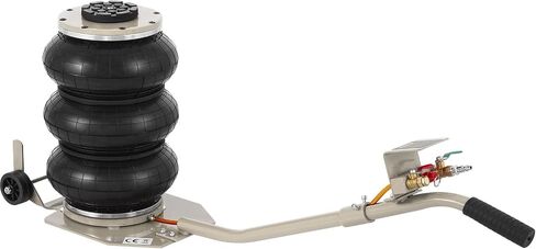 VEVOR Air Jack, 3 Ton/6600 lbs Triple Bag Air Jack, Air Bag Jack Lift Up to 15.75 Inch, 3-5S Fast Lifting Air Bag Jack for Cars with Long Handle (Beige) in Saudi Arabia