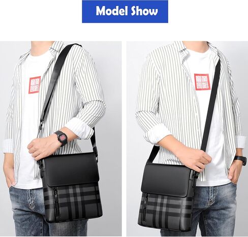 Men's Shoulder Bag Leather Waterproof Anti-Scratch Crossbody Bag for Men Men's Bag Mssenger Bags in Saudi Arabia