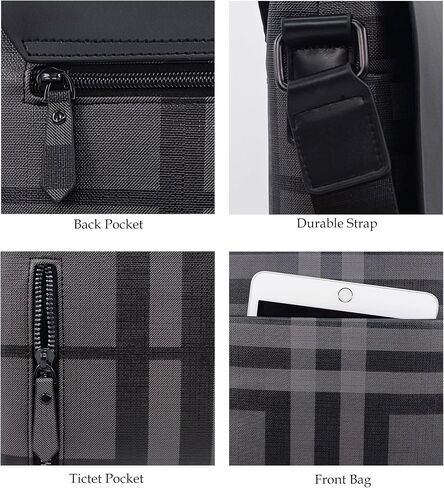 Men's Shoulder Bag Leather Waterproof Anti-Scratch Crossbody Bag for Men Men's Bag Mssenger Bags in Saudi Arabia