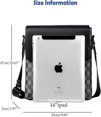 Men's Shoulder Bag Leather Waterproof Anti-Scratch Crossbody Bag for Men Men's Bag Mssenger Bags in Saudi Arabia