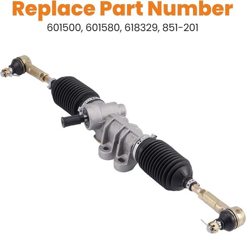 maXpeedingrods Golf Cart Steering Gear Box Assembly for EZGO RXV 2008-Up Gas Electric Carts w/Tie Rod Ends, OEM# 601500 618329 Steering Rack Assembly in Kuwait