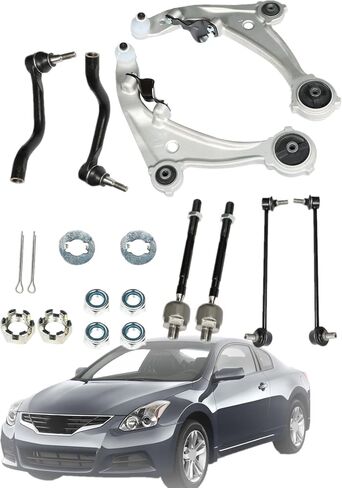 munirater 8-Pack Lower Control Arms w/Ball Joints Suspension Kit Replacement for 2007-2012 Nissan Altima, 2013 Coupe Models Only in Saudi Arabia