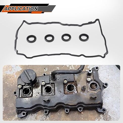 Engine Valve Cover Gasket Seal Spark Plug Seal Fit for Nissan Altima 2007-2012,Fit for Rogue,Fit for Sentra 2007-2012 2.5L L4 Replacement 036-1758 13270-JG30A VS50437A 13270JA00A,13270JG30A in Saudi Arabia