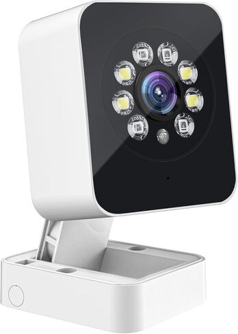 كاميرا مراقبة WOOLINK قطعتين بمصباح كهربائي 3 ميجابكسل، 2.4 جيجا هرتز واي فاي لاسلكي 360 درجة، رؤية ليلية، صوت في اتجاهين، كشف الحركة، تخزين سحابي، وصول إلى التطبيق عن بعد in Kuwait