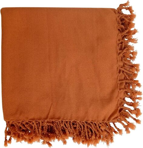 AAR Kilt Fly Plaid Acrylic Wool Scarf Rolled Fringe Shawl in Saudi Arabia