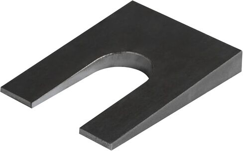 eoere 2 قطعة رقاقة فولاذية مشقوقة 7 درجة إسفين مدبب حافة حدوة الحصان الحجم: 4-5/8 بوصة × 3-13/16 بوصة، السُمك: 6 ~ 17.6 مم in Kuwait