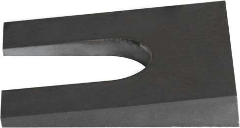 eoere 2 قطعة رقاقة فولاذية مشقوقة 7 درجة إسفين مدبب حافة حدوة الحصان الحجم: 4-5/8 بوصة × 3-13/16 بوصة، السُمك: 6 ~ 17.6 مم in Kuwait