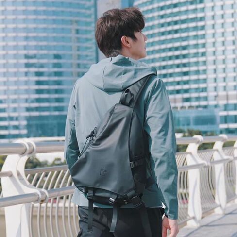Sling Bag for Men,One Strap Crossbody Chest Backpack Bag for 13inch Ipad Pro M4,Light weight Hiking Outdoor Daypack for Travel Gym Sports Bag in Kuwait