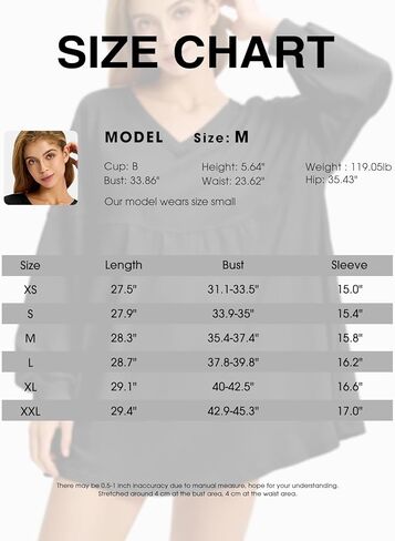 قمصان نسائية للخريف بأكمام طويلة من EXLURA برقبة على شكل V ملابس علوية غير رسمية للحمل بلوفر بيبي دول فضفاض بلوزات تونيك أنيقة ملابس 2024 in Kuwait