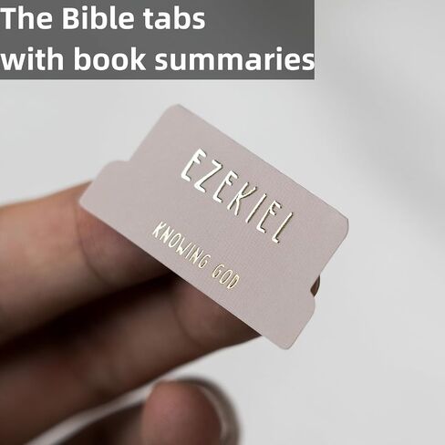 UPAFEXXI-Laminated Bible Tabs (Rose Gold Foil Embossed Lettering), Bible Tabs for Women and Men, Reposition Large Print Stickers, Easy to Read and Apply, 80Chapters Labels for Easy Navigation(Pink) in Saudi Arabia