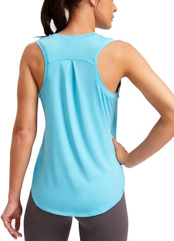 Women's Workout Tank Tops Sleeveless Athletic Tops Running Shirts for Sports Exercise in Kuwait