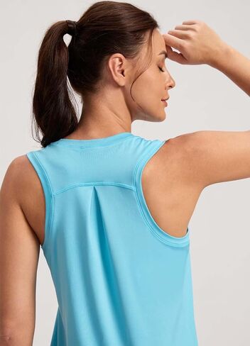 Women's Workout Tank Tops Sleeveless Athletic Tops Running Shirts for Sports Exercise in Kuwait